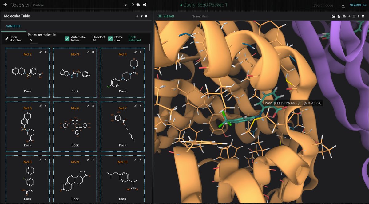 pschmidtke's tweet photo. creating focused compound library for #tead2 (my toy #NF2 target) using #3decision #offtarget #targetprofiling by @MichaOberlin @daninthenet based on @ChEMBL, #pocketome, ligand fp and property comparison. #Docking and evaluating vs #interactome now. #sbdd #compchem https://t.co/QIMXaSyTcC