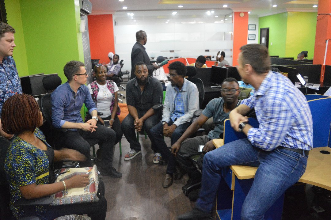 TheLeadspace's tweet photo. @dw_akademie hosted a “Media Dialogue - startup & speak out” #MDLagos17 at #LeadSpaceYaba.
The media dialogue was supported by the German Ministry of Foreign Affairs & it's dedicated to bringing together young #digitalmedia & social initiatives/ #startups from Nigeria & Germany. https://t.co/Zfp73OA6qb