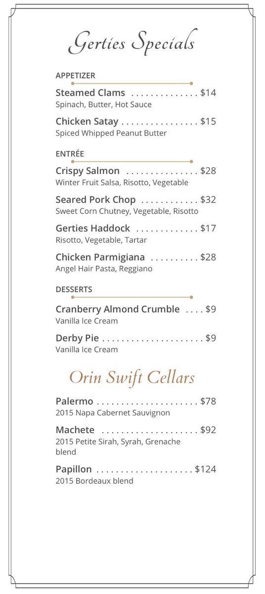 gertiesclarence's tweet photo. Exhausted after cooking for Thanksgiving yesterday? Come see us tonight or tomorrow for our wonderful specials and let us do the cooking for you! #buffalo #buffalofood #buffalorestaurants #clarenceny #clarencecenter @Buffalo_buzz @tasteofbuffalo https://t.co/7uJVKMZIsb