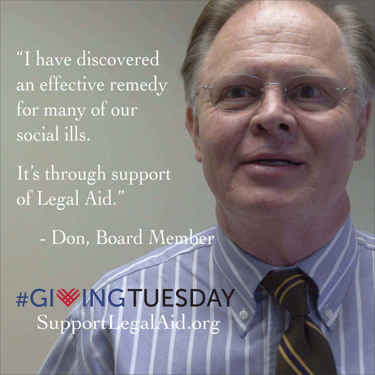 We are so grateful for our board members and their commitment to our mission. #GivingTuesday SupportLegalAid.org