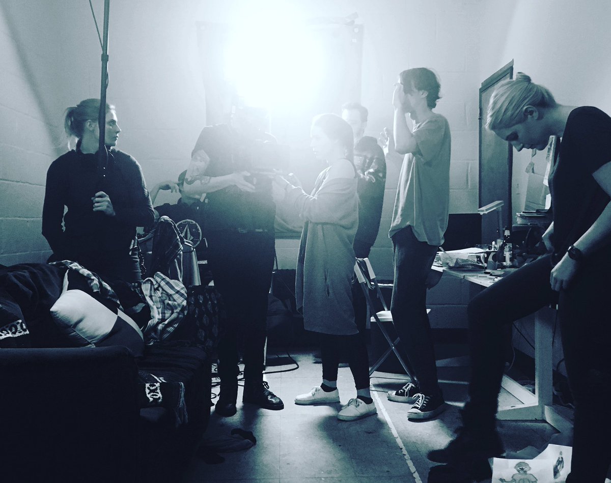 ValerieRedd's tweet photo. Behind the scenes of BARRY AND TODD. #shortfilm #filmset #takingdirection #martinishot https://t.co/WH8sNtMX50