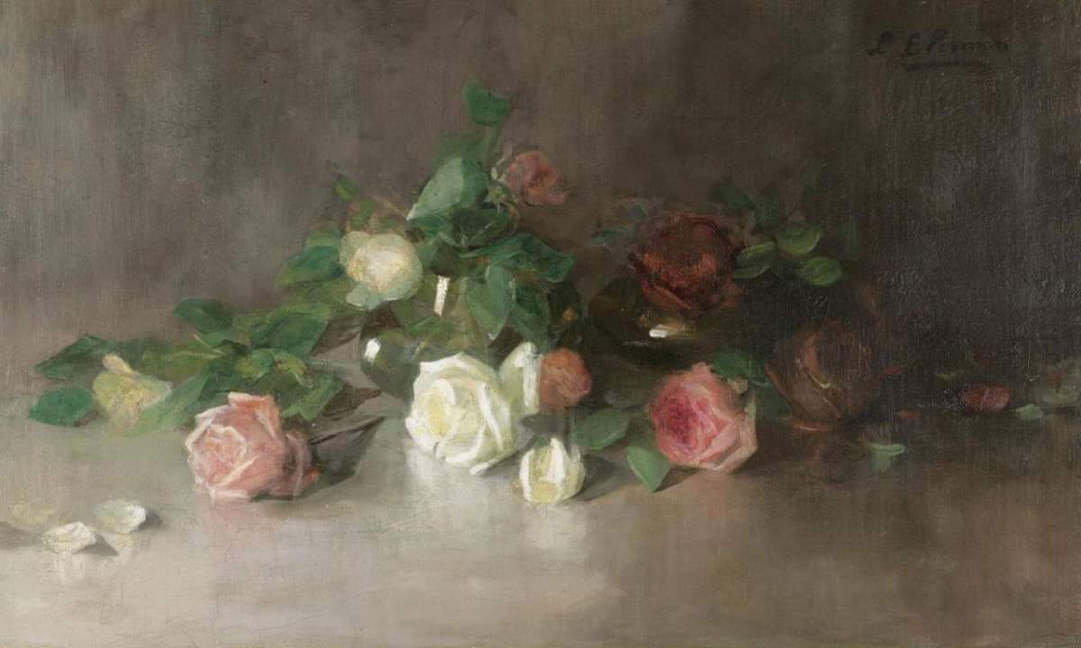 HistofPainting's tweet photo. Dear ♡friends♡⚘
Thank you for your constant love &amp; support.

Art is love! 

🎨 Still life of roses

👩‍🎨 Louise Ellen Perman (1870, Glasgow, Scottish - Mar 1921) was an Scottish-British female artist. (She was active in Paris and Glasgow.)

Beauty of Art
#HistoryofPainting https://t.co/oGDMeJTrPn