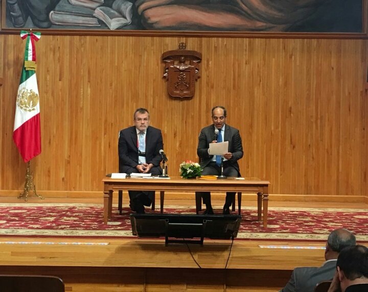AdruDO's tweet photo. Presidente de @AdruDO  José Armando Tavarez participa en Conferencia Internacional de la Asociación de Universidades e Instituciones de Educación Superior (ANUIES) en Guadalajara, México. @UNESCO_IESALC https://t.co/B3qROCWSHZ