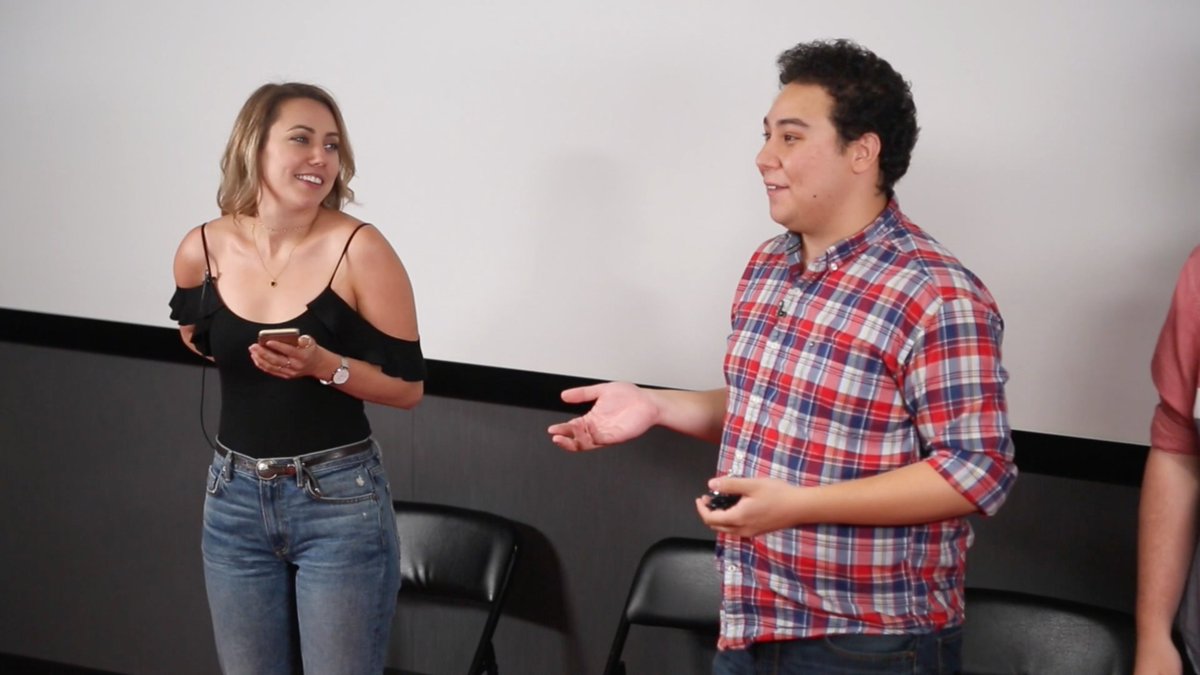 DannyPadilla's tweet photo. New #ScriptNotFound improv show episode coming out in like 45 minutes with the wonderful @cammiescott :) Here are some preview stills! @SNFImprov https://t.co/N7yuGeuU6p