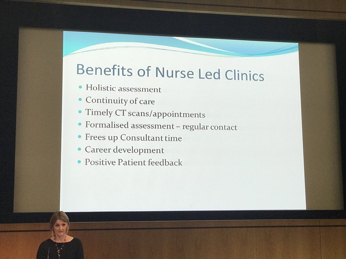 drkamzaki's tweet photo. great initiative (that works!) of nurse led clinic managing patients on #immunotherapy at kent oncology centre #BTOGIO2017 https://t.co/AqWeU5MEYv