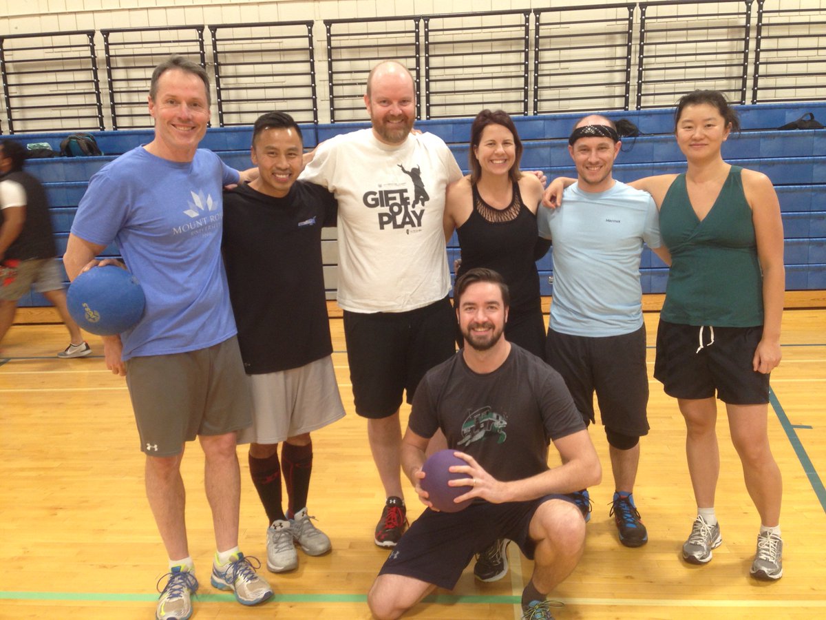 Davidfhlegg's tweet photo. @MRU_move #stillthebestathleteatMRU #thisiswhatwinninglookslike
Thank you @soulfulrituals for hosting the dodgeball tournament. A great class project and community fundraiser. Bravo! https://t.co/NN6zLKtczE