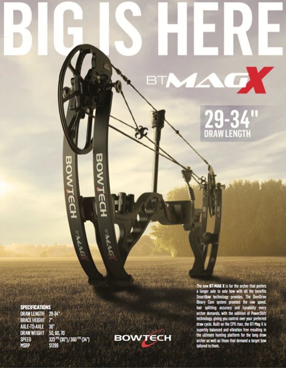 thearcheryshop_'s tweet photo. BIG IS HERE! The new BT-MAG X is for the archer that prefers a longer axle-to-axle bow #Bowtech #BTMagX #BigIsHere https://t.co/hfYZINqmQ5