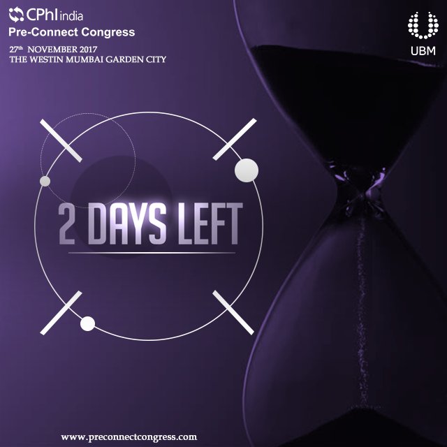 PreConnect2017's tweet photo. Known for being one of the most prominent congregation of renowned leaders, Pre-Connect Congress will commence after 48 hours.
#IndiaPharmaWeek #PreConnectCongress #UBM #CPhI
#IndiaPharmaWeek
#PreConnectCongress
#UBM
#CPhI https://t.co/VDzfgE7DfL