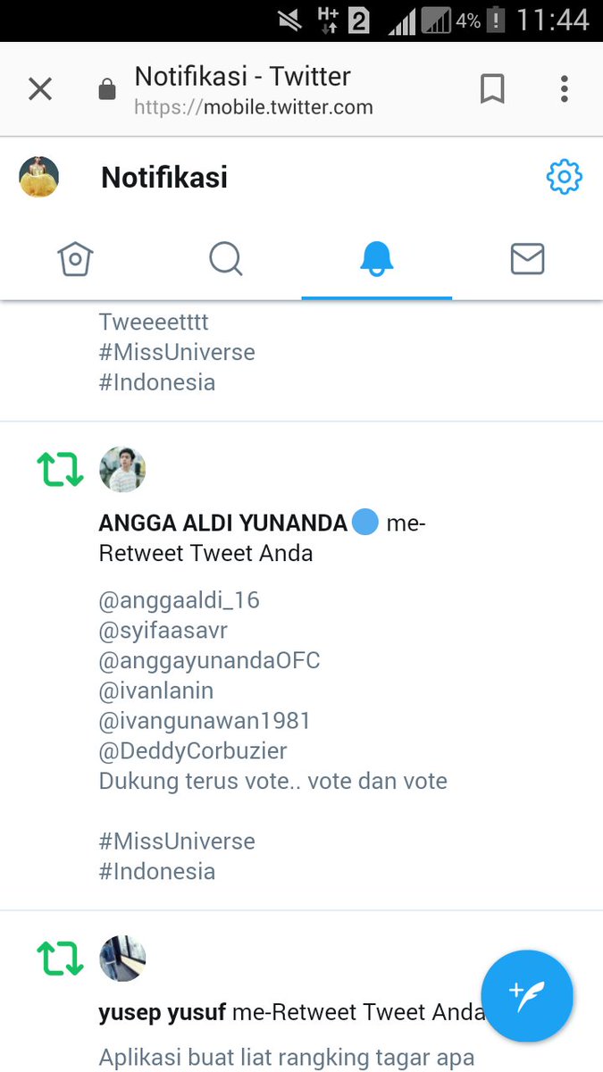 Renaldi77719484's tweet photo. Ayo guys vote terus.....
Di retwet nih sm dia

#MissUniverse 
#Indonesia https://t.co/BeMI4in570