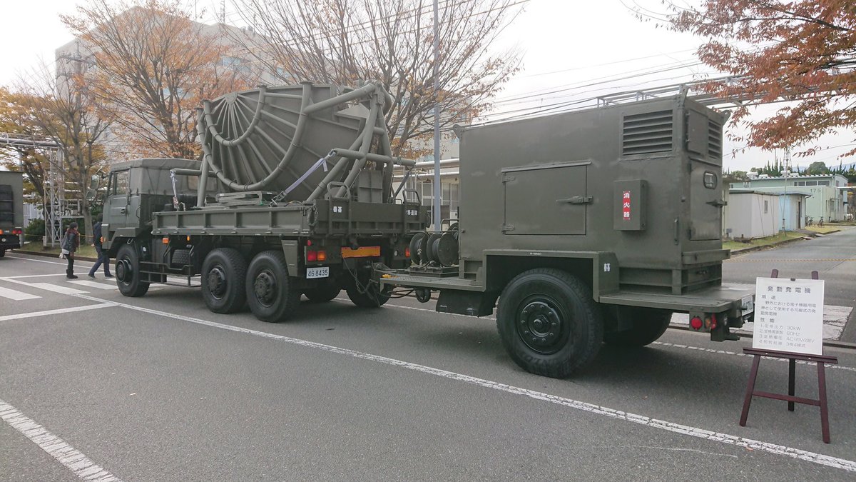 RT @hunini181202: 移動用多重通信装置(O/H)J/TRQ-506。空中線装置