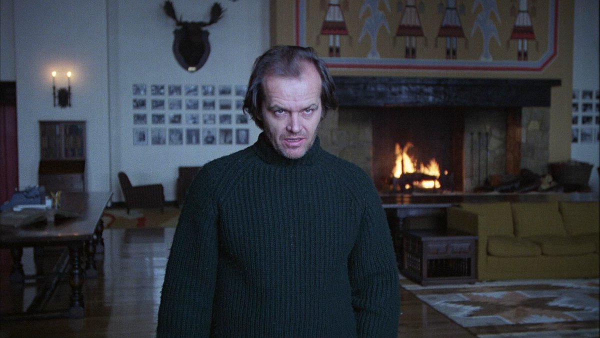 SPOILERFEST's tweet photo. THE SHINING (1980):

Family escapes and Jack Torrance becomes a human popsicle. Murderous impulses all metaphor for alcoholism. https://t.co/rCmXkdmlgF