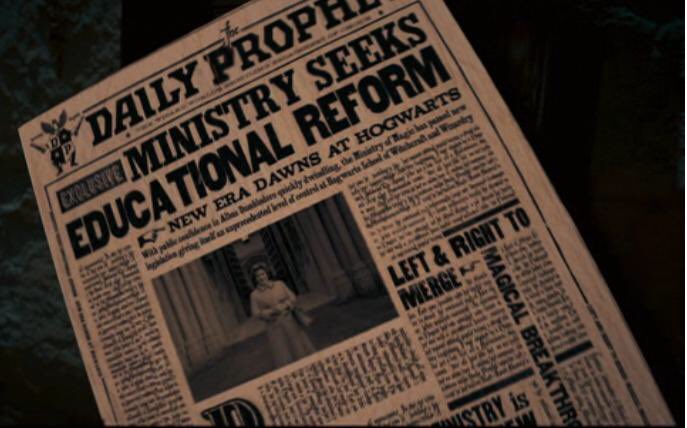 Tech_Buddha's tweet image. I love Harry Potter 5, Order of the Phoenix! It is such a great commentary on the Educational System! #harrypotter #reform #lowstandards #doloresumbridge #bureaucracy #education #educationalreform #airquotes #bebrave