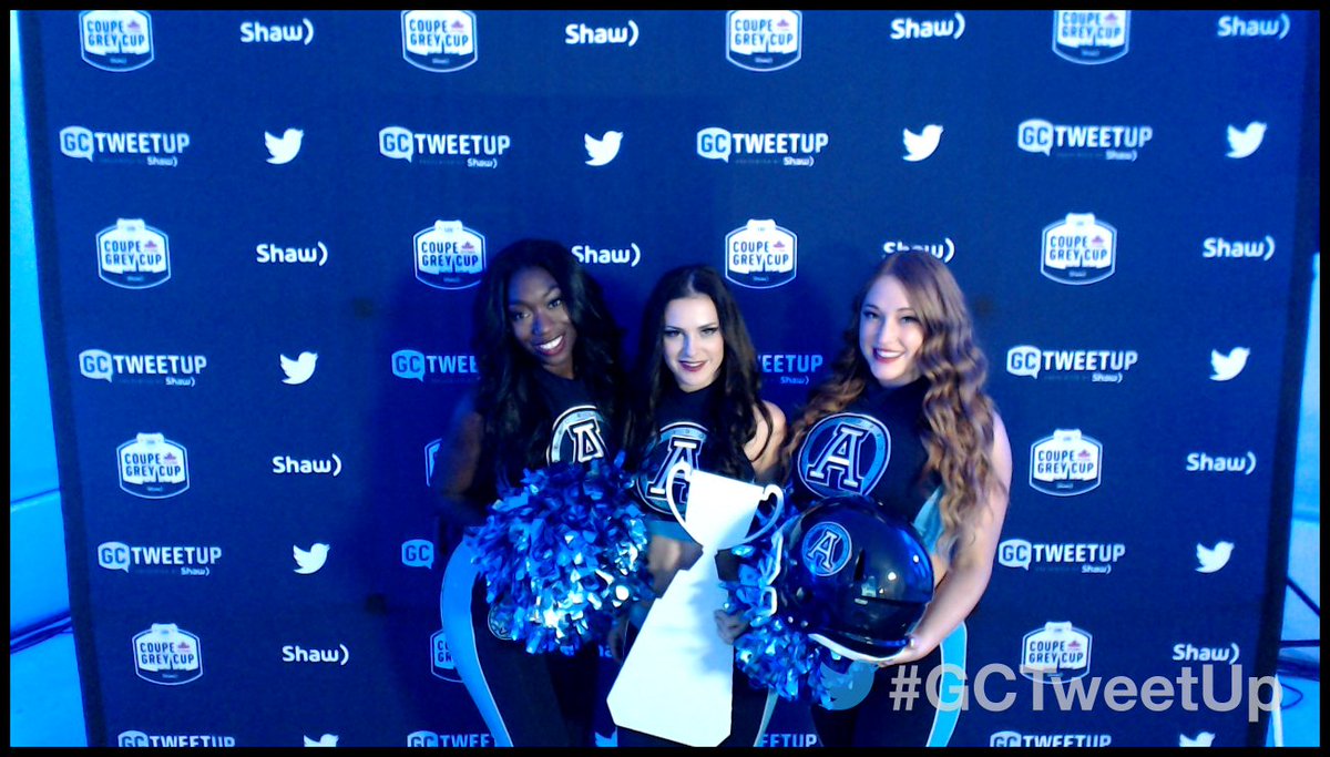 GCTweetUp's tweet photo. Having fun at #GCTweetUp with @xcanada and @CFL! #GreyCup @ArgosCheer https://t.co/NRwzYQCYPw