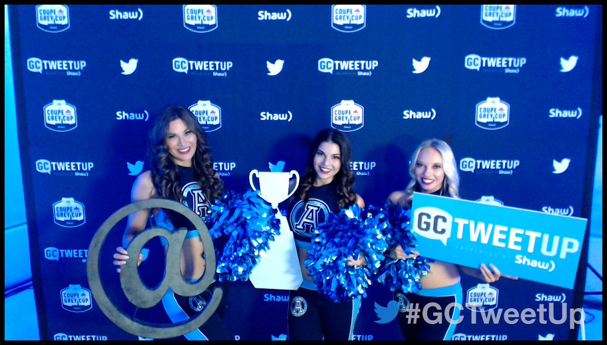 GCTweetUp's tweet photo. Having fun at #GCTweetUp with @xcanada and @CFL! #GreyCup @ArgosCheer https://t.co/XeTCiMjvK1
