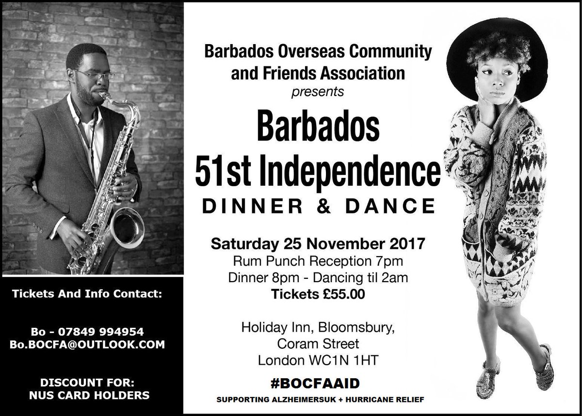 BBBB365's tweet photo. This time tomorrow... #BOCFAAIDD Bacchanal!  #bocfa #Barbados #independece #dinnerdance #fundraising #Alzheimers #HurricaneRelief  #DJCoolBreeze #SophiaMackay #AndrewChisholm #Caribbean #WestIndies #soca #Reggae #carnival #RnB #Bajan #conkies #hills  https://t.co/o3nFMIAMdu https://t.co/OSTfN2OCYQ