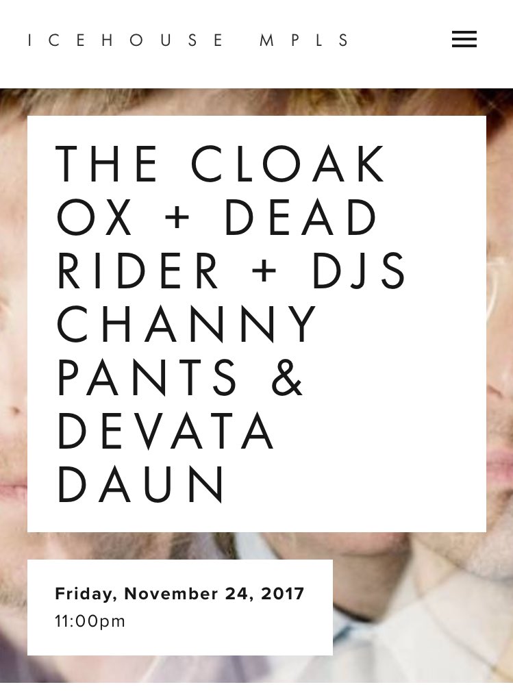 Tonight <a href="/icehousempls/">icehousempls</a> 

Bring your relatives