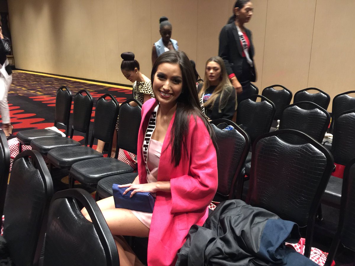 mjfelipe's tweet photo. LOOK: #MissUniverse #Philippines Rachel Peters during rehearsals. “It’s very tiring for the girls, but then again, the girls who are still happy and still alive, are the girls who prove that they really want this and fit for the part. https://t.co/qSUTyjVjMg