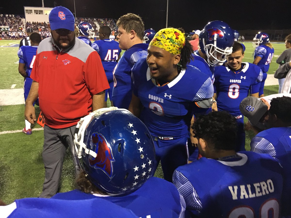Evan Nemec (@epicnemec) on Twitter photo Class 5A Division II Area Round
Cooper’s <a href="/REESESOICY/">JuicemanReese⚡️</a> tumbled up the gut from 44 yards out, celebrates with his offensive linemen.
@cooper_cougars 21
EP Eastlake 14
9:20 2nd Quarter #txhsfb <a href="/KTXSSports/">KTXS Sports</a> Class 5A Division II Area Round
Cooper’s <a href="/REESESOICY/">JuicemanReese⚡️</a> tumbled up the gut from 44 yards out, celebrates with his offensive linemen.
@cooper_cougars 21
EP Eastlake 14
9:20 2nd Quarter #txhsfb <a href="/KTXSSports/">KTXS Sports</a>