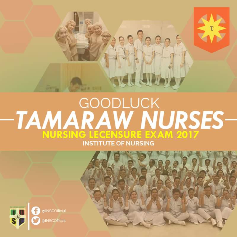 OfficialNurSoc's tweet photo. Goodluck Tamaraw Nurses!
#FEUtureNurses
#NLE2017 https://t.co/TZHE0JcQQt