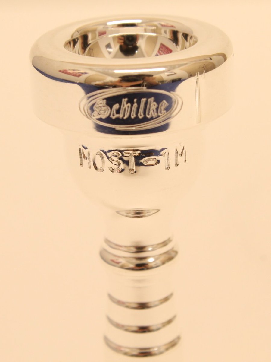 トランペットマウスピースシルキーモスト1M Schilke トランペット用