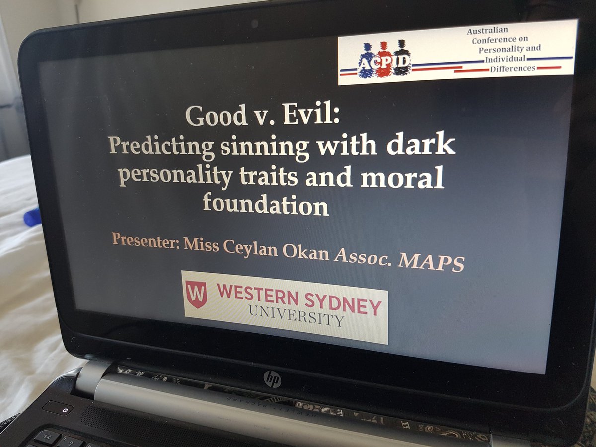 CeylanOkan2's tweet photo. Conference talk preparation..! 😀
Who else will be a delegate at ACPID 2017 on December 1st?
#ACPID #ACPID2017 #conference #personality #psychology #psych #sexdifferences #sex #evil #sin #sinning #morality #morals https://t.co/SIHPk3TaE5
