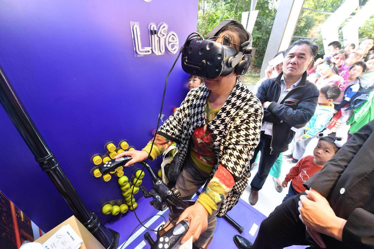 MeerkatGaming's tweet photo. Great working with @BoschGlobal on a custom Special Delivery build using @VirZOOM for their event booth in Hangzhou, China this month!
#VR #HTCVive https://t.co/1wpKKE8JZs