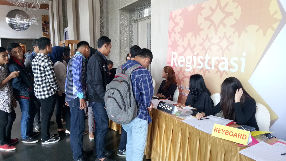 Para peserta Musikologi Series : Palembang sudah mulai melakukan registrasi 

#MusikologiSeries
#MusikologiPalembang