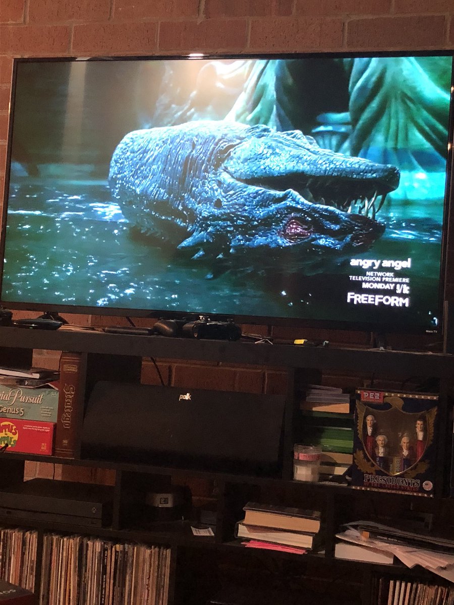 RachelFry26's tweet photo. When they inevitably remake the HP series in like 5 years, I hope they either just skip #HPCOS or fix this dragon snake to not look like armless Godzilla. https://t.co/dAgqMob0wE