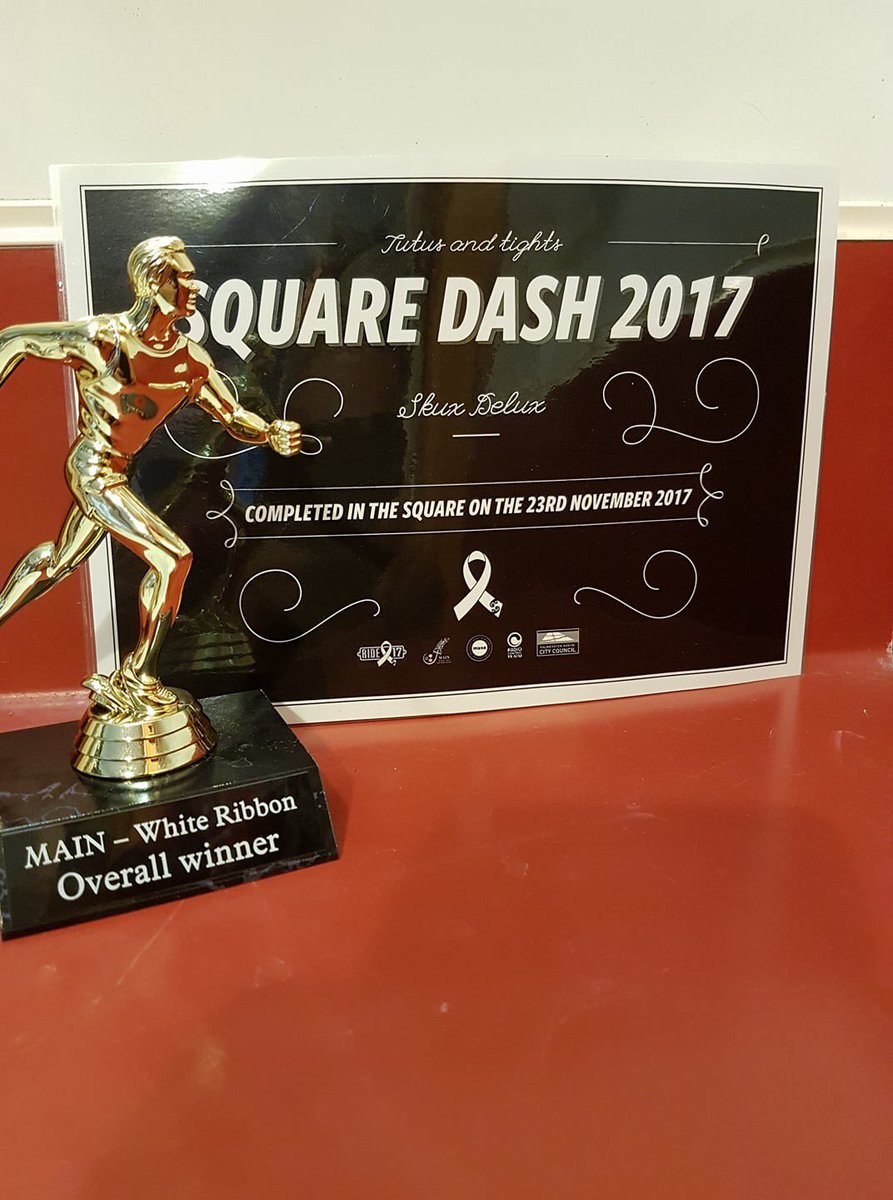 CO_2ER_NZ's tweet photo. ‘It’s not OK’, we support the White Ribbon Campaign and will speak out. The @NZArmy Sappers showed this in Palmerston North, winning the Square Dash 2017, supporting a worthy cause. Well done! They also seemed pretty comfortable in their tutus! #followthesapper #ubique @wodf3 https://t.co/LJ04zQcn4u