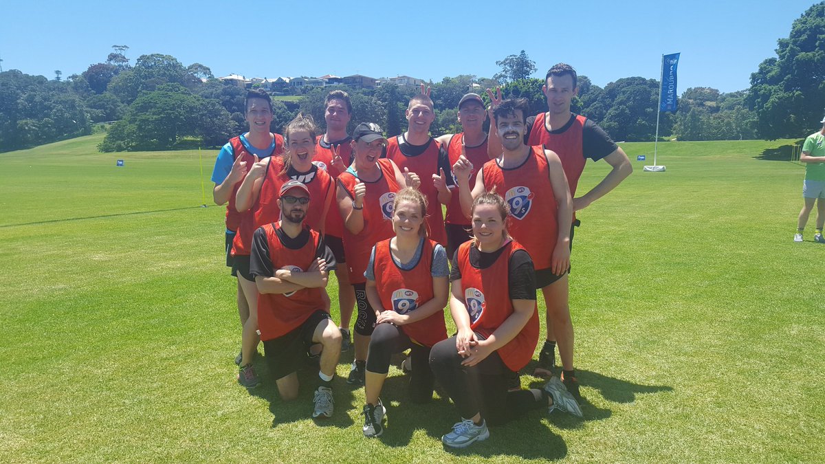 Congrats to our AFL Vic staff team who took home the <a href="/AFL9s/">AFL 9s</a> premiership in <a href="/aflnswact/">AFL NSW/ACT</a> today! 💪