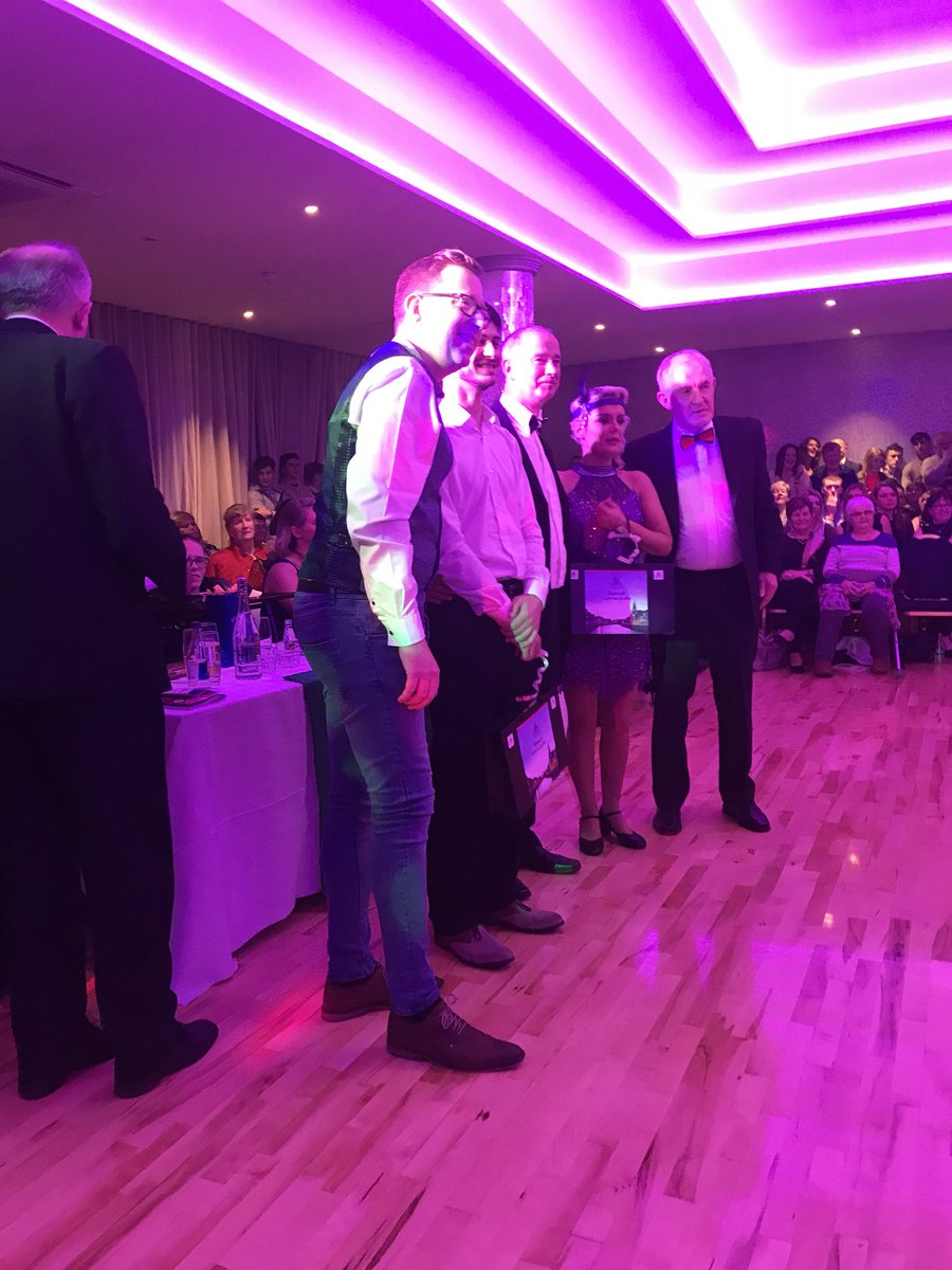 strictlyclon's tweet photo. 2nd placed winners tonight with the gift from @trigonhotels in Cork are Samantha &amp; Stefan #clonstrictly17 https://t.co/gx8Jr7oLf4