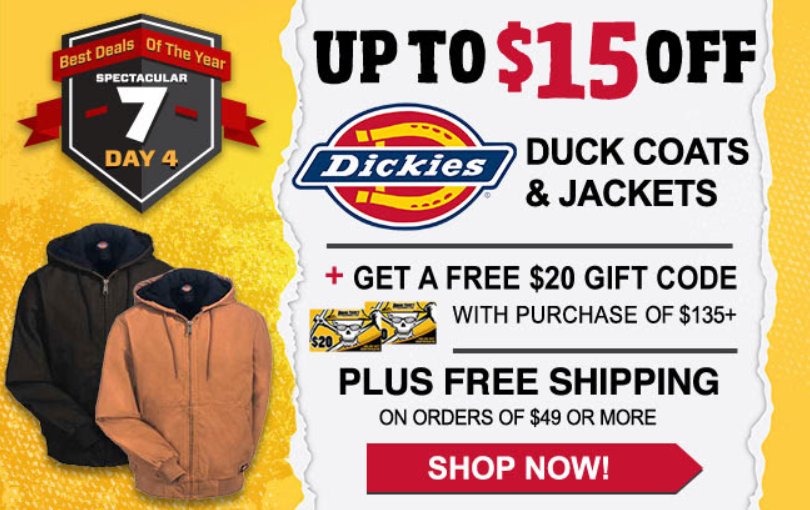 workingperson's tweet image. Warm up this winter with a new Dickies jacket with this Black Friday deal. 

#WorkingPersons #Dickies #Jacket #BlackFriday #Sale #Christmas

workingperson.com/lp/dickies-jac…