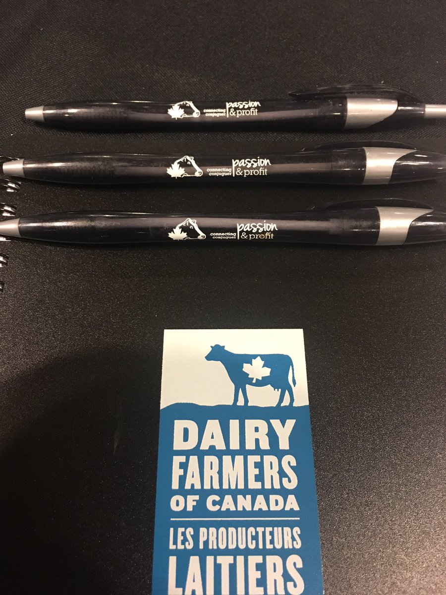 Got my pens from <a href="/HolsteinCanada/">Holstein Canada</a>! Thanks to <a href="/RobDBeckwith/">Rob Beckwith</a> #alwaysneedapen #thatworks #passion&amp;profit