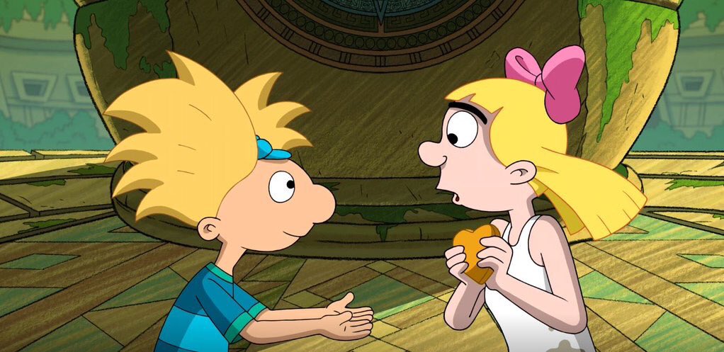 Helga: “This is just gold plated. It’s not a very pure heart.” 
Arnold: “I don’t know... Your heart is more pure than you know.” 💛#HeyArnoldTheJungleMovie