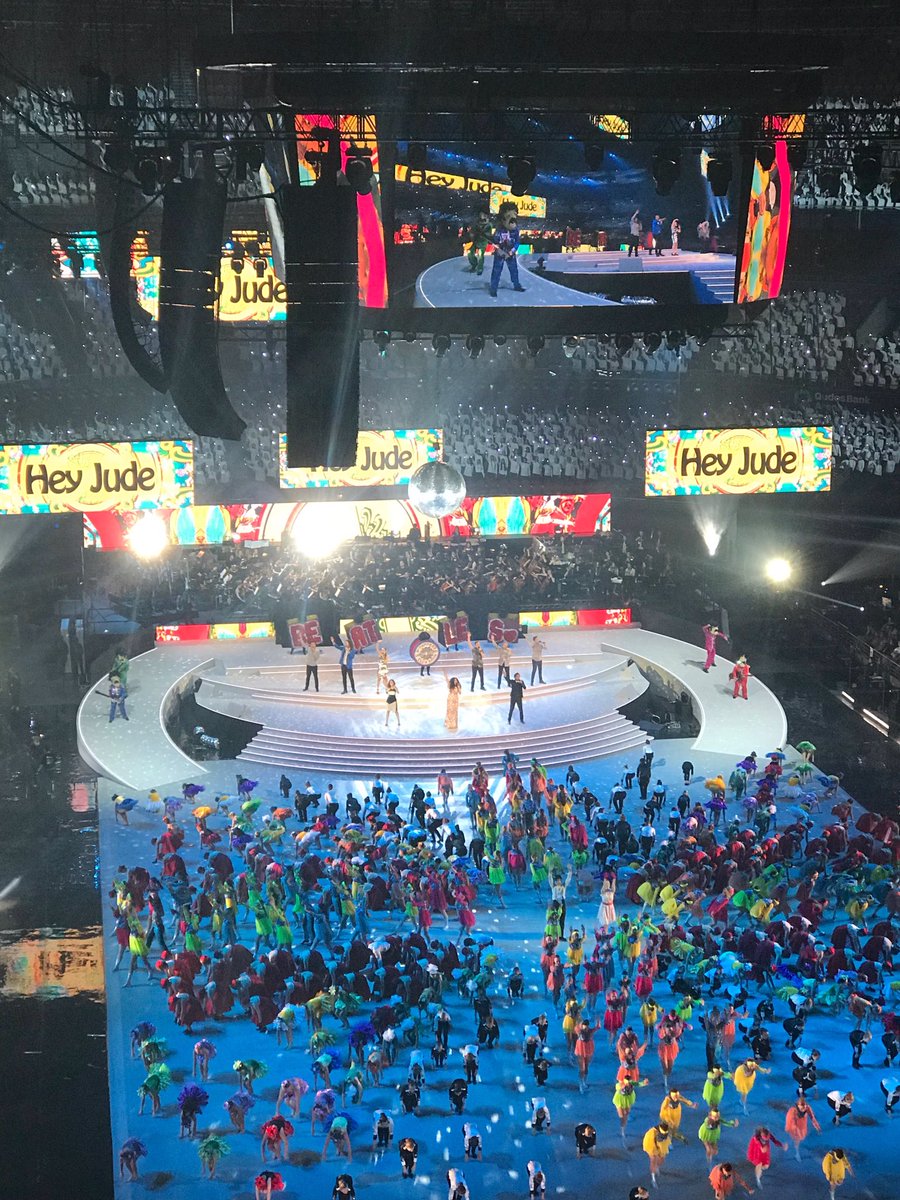 GirlsCanterbury's tweet photo. Special School Spec, well done @GirlsCanterbury who have been part of the huge team of talent #schoolspectacular https://t.co/hRemOGwNZz