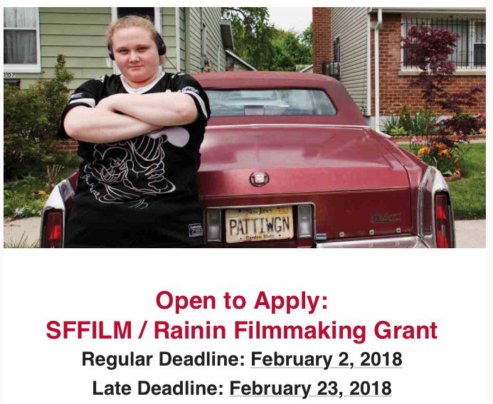 BerkeleyFilmFdn's tweet photo. Another great opportunity from @SFFILM! Rainin Filmmaking Grant is now accepting applications. #GetFunded #Filmmaking #BayArea. Apply today at https://t.co/3Kri1RoSpd https://t.co/s24guqlvHM