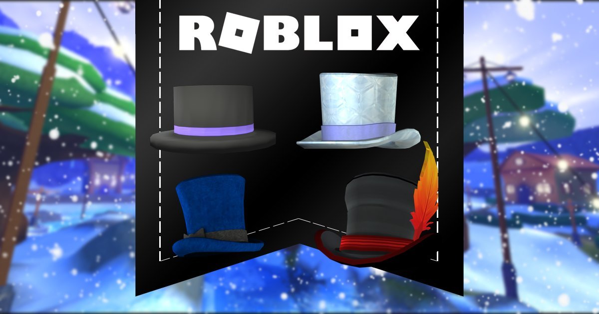 Big Purple Banded Top Hat Roblox - black top hat roblox id