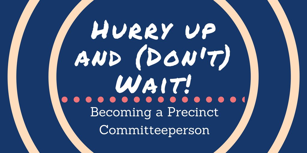 DesertDissenter's tweet photo. Hurry up and (Don't) Wait - Becoming a Precinct Committeeperson https://t.co/mTZHJLsWN2 https://t.co/g3wtLhzVNv