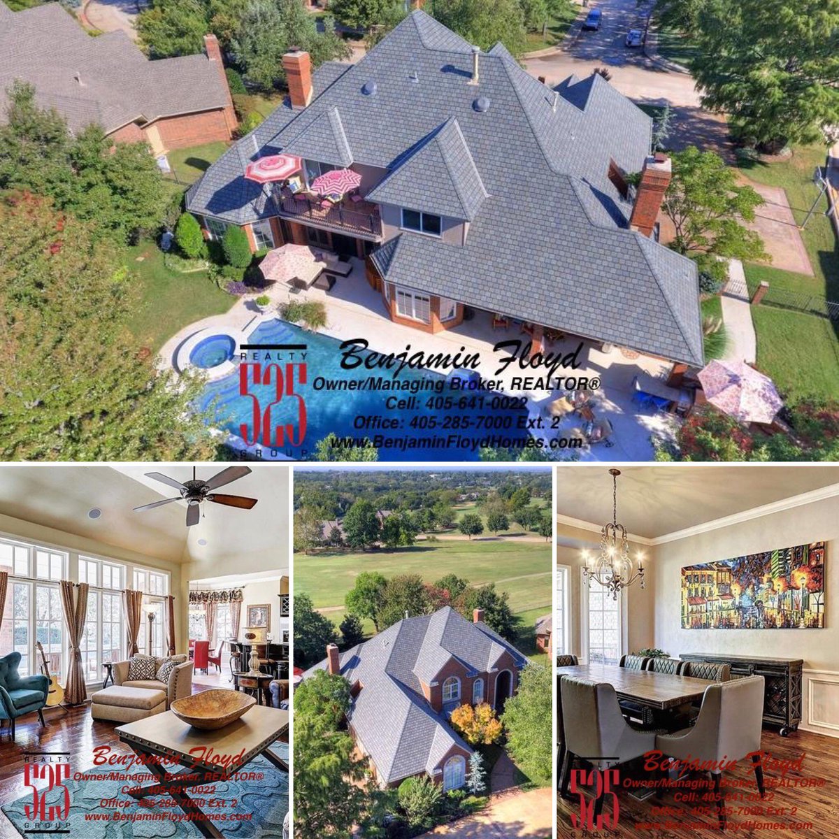 525RealtyGroup's tweet photo. #OpenHouse
11/26/17 Sunday 2-4PM
Completely Renovated🏌🏼⛳️ #golfcourse view #home located just blocks from @OakTree_CC 6005 LaQuinta #Edmond, #Oklahoma $545,000
📲 @BenFloyd 405-641-0022 for more info or schedule your private tour. #OakTreeCC #525RealtyGroup https://t.co/nIoLVDACki