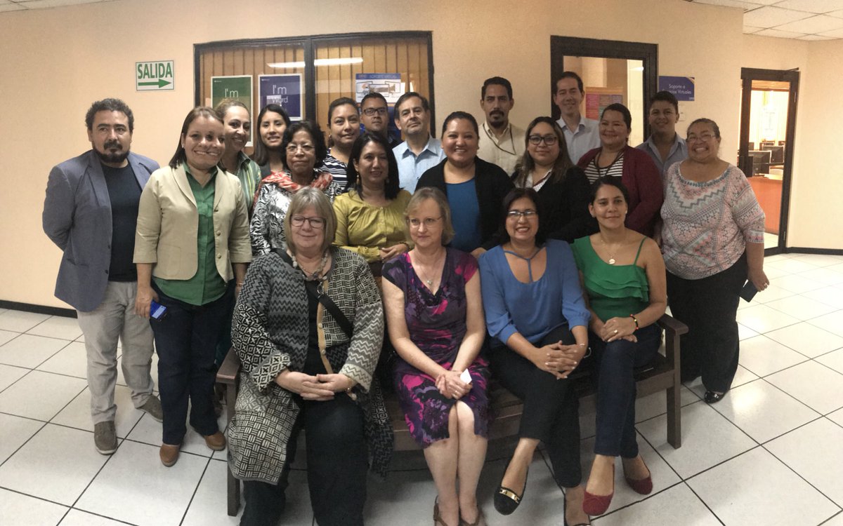 FafuSV's tweet photo. Today finished the two day workshop with #editors and the #CAMJOL administrators from El Salvador Honduras and Nicaragua @JOLsProject @INASPinfo @sdcumming https://t.co/WW3kGXw274