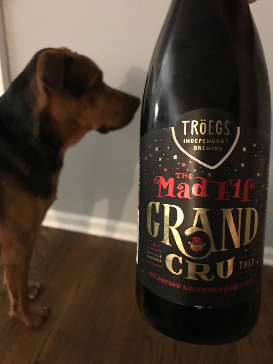 uconnscooter's tweet photo. My first holiday gift of the year...and this yearβs Mad Elf exceeds expectations! Thanks Bey! #TrΓΆegs #MaxApproved https://t.co/HCw2KJcWtZ