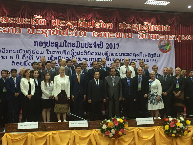 DelelegnMussie's tweet photo. #UNCTD participated in a successfully concluded2017 RTM on LDC Graduation & SDGs Integration w/t 8th #NSEDP LAO PDR https://t.co/WcT4GEAyue