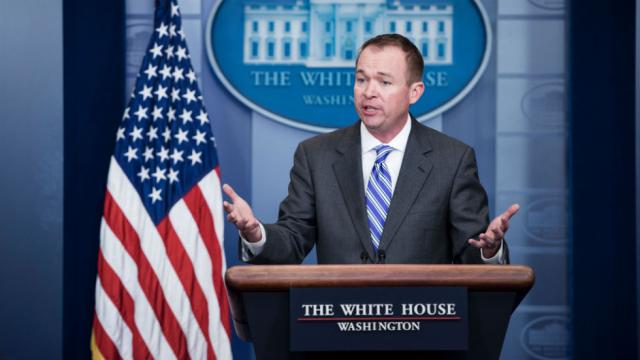 thehill's tweet photo. Trump names Mulvaney to lead consumer protection agency https://t.co/Eb0p1aNTXt https://t.co/J995T9jma3