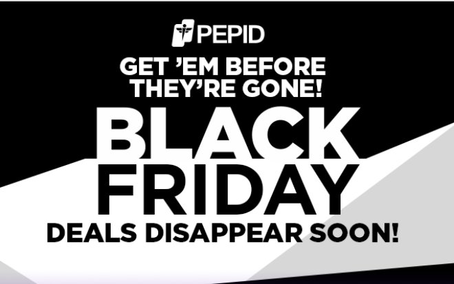 pepid_llc's tweet photo. Get while the gettin's good! #PEPID #BlackFriday Deals Disappear at Midnight! View Deals --> https://t.co/VXfW3zhgeu
#ClinicalDecisionSupport #EmergencyMedicine #PrimaryCare #Nursing #Pharmacy https://t.co/LF5m9DZS7W