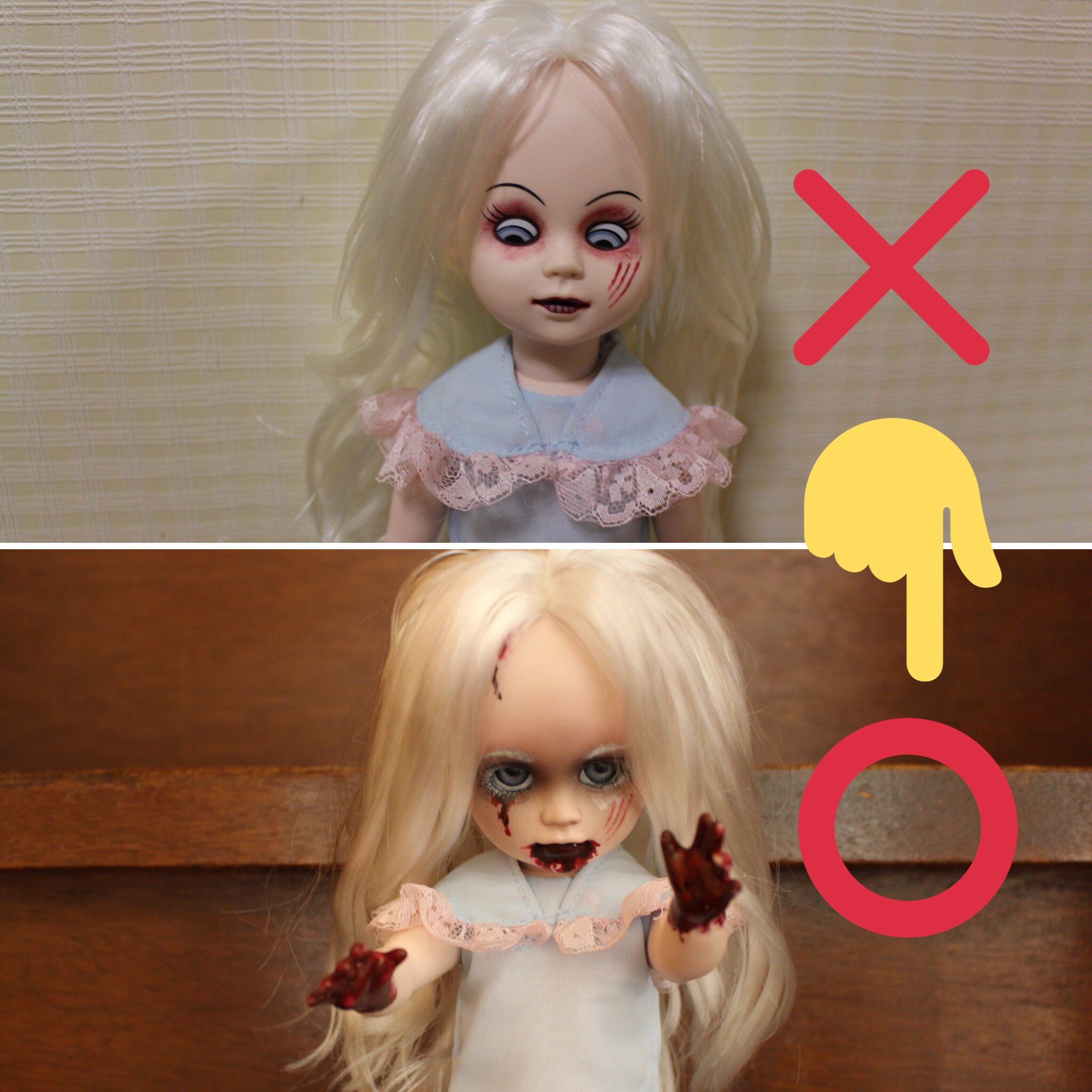 シルバー/レッド リビングデッドドールズ カスタム品 花嫁 | tatihome.com