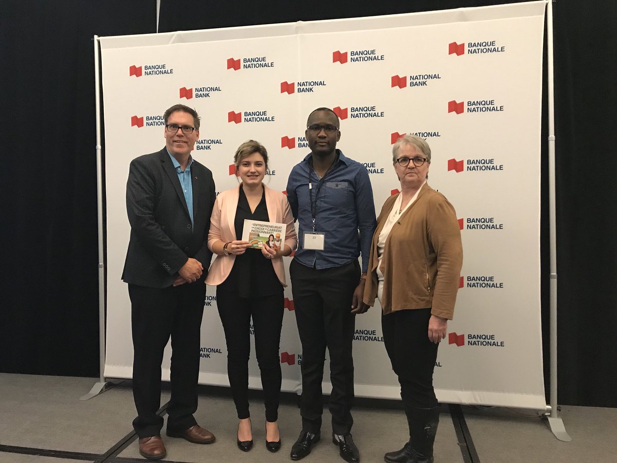 EveilPME's tweet photo. Les gagnants du concours d’idées d’affaires présenté par la @banquenationale à #eveilpme sont connus! https://t.co/BIsKOHnVQi https://t.co/nwF90DnCRX