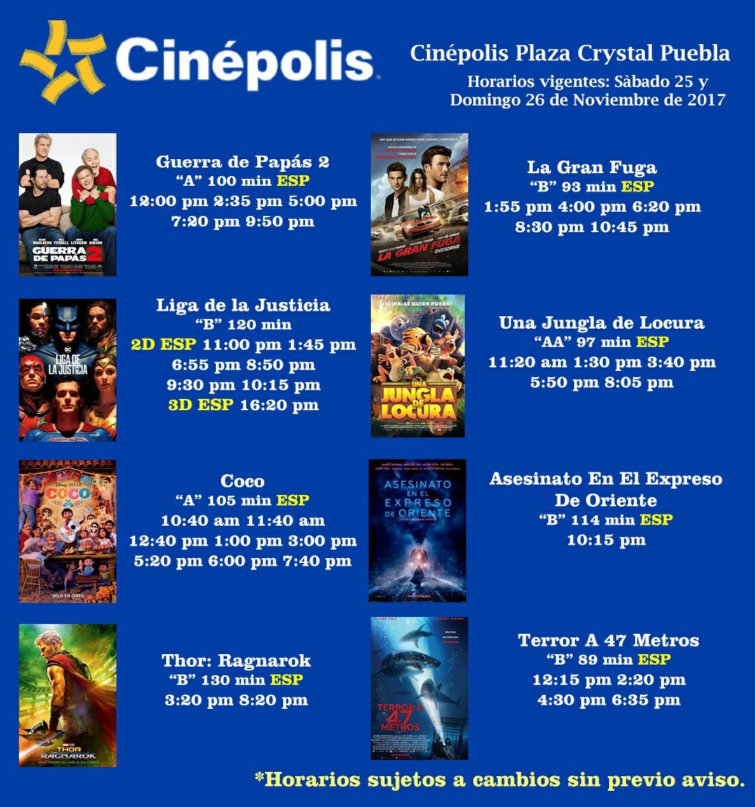 Top 60+ imagen cinepolis playas de tijuana cartelera y horarios