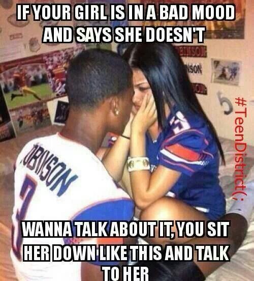 CouplesHoodies's tweet photo. Are you mad? 
No.

Because sometimes a girl's No is a Yes. Lol

#lovememes #funnycouple #girlfriend #love #funnylovememes #lovequotes https://t.co/bnNy6BwMkC