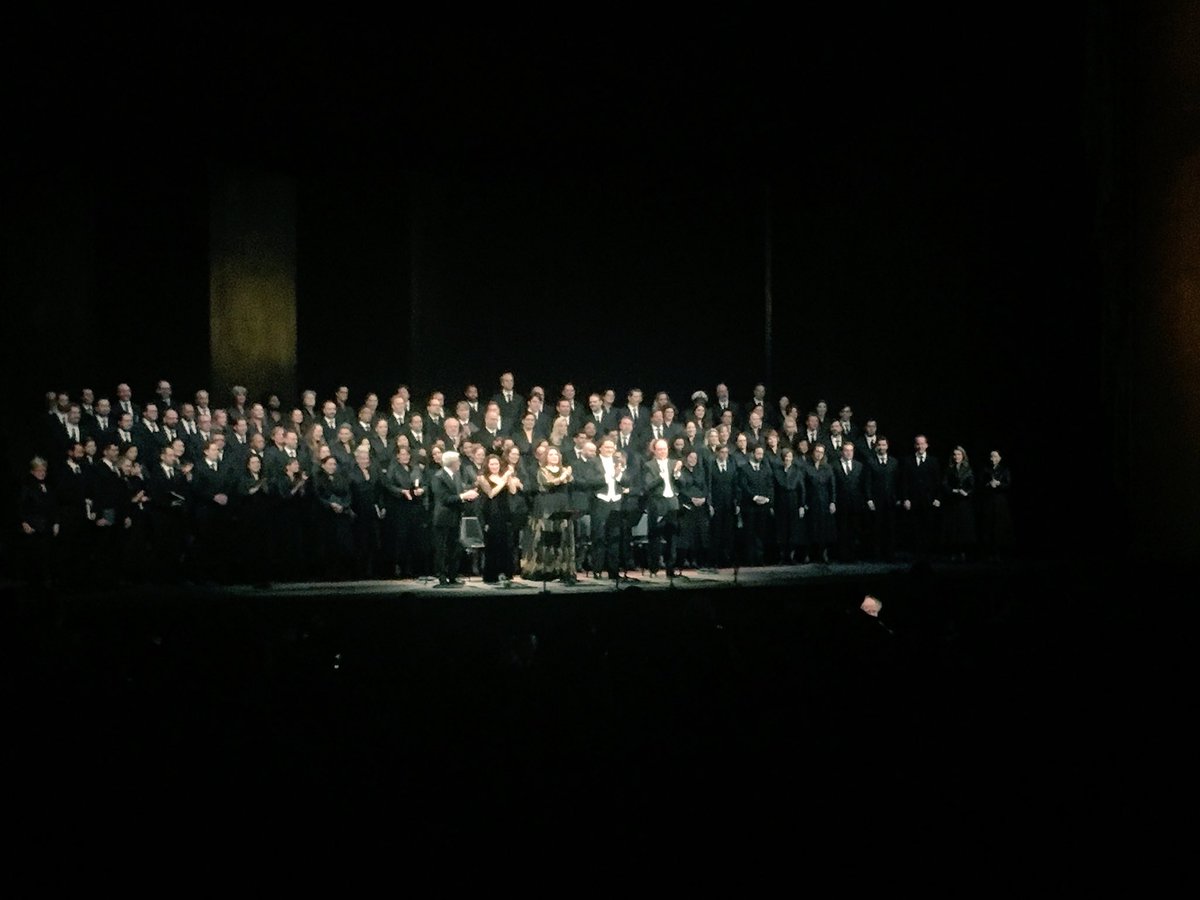 Gorgeous performance of Verdi’s Requiem <a href="/MetOpera/">Metropolitan Opera</a>.  The soloists and chorus gave me chills all evening.  And beautifully dedicated to Dmitri Hvorotovsky.