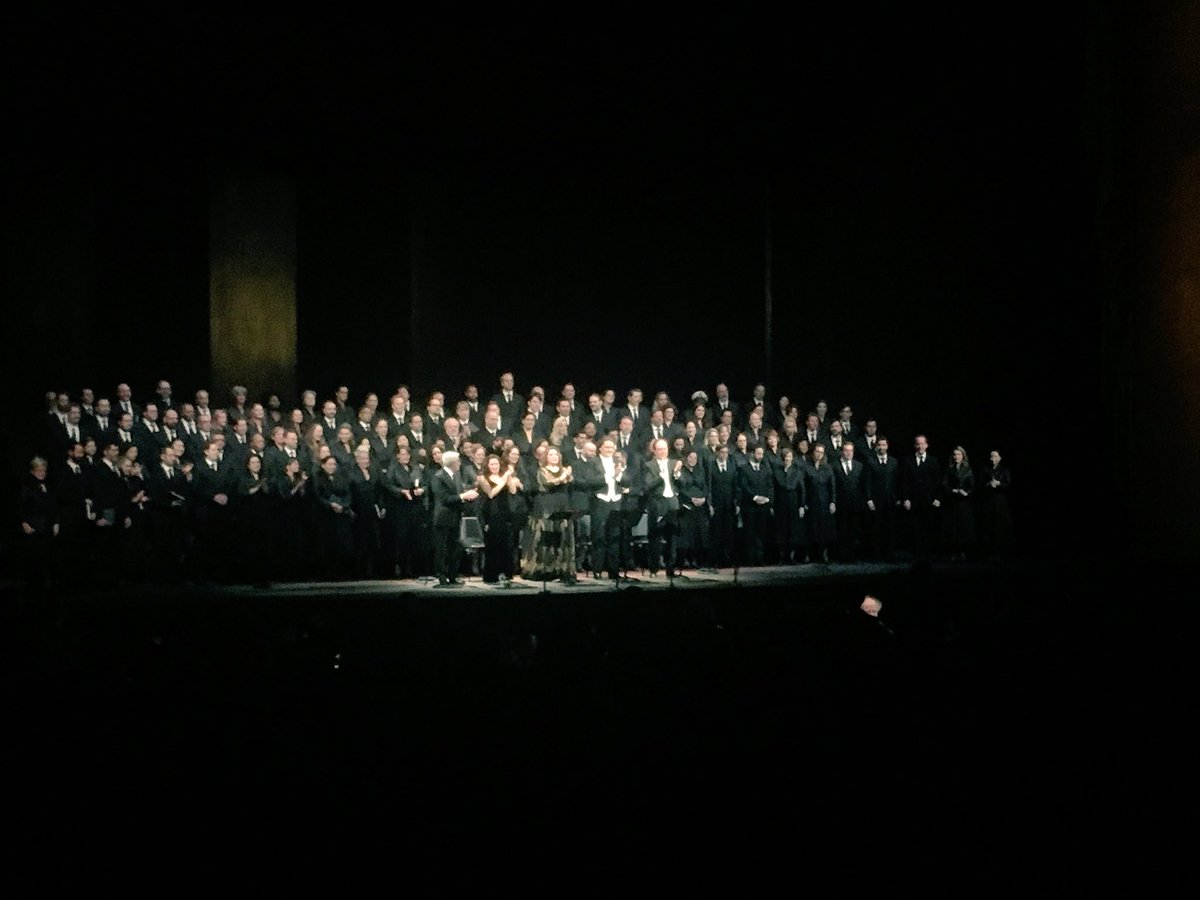 Gorgeous performance of Verdi’s Requiem @MetOpera. The soloists and chorus gave me chills all evening. And beautifully dedicated to Dmitri Hvorotovsky.